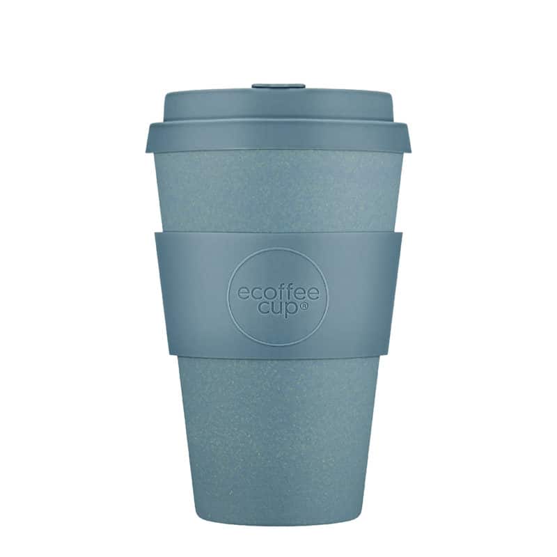 gray reusable coffee cup