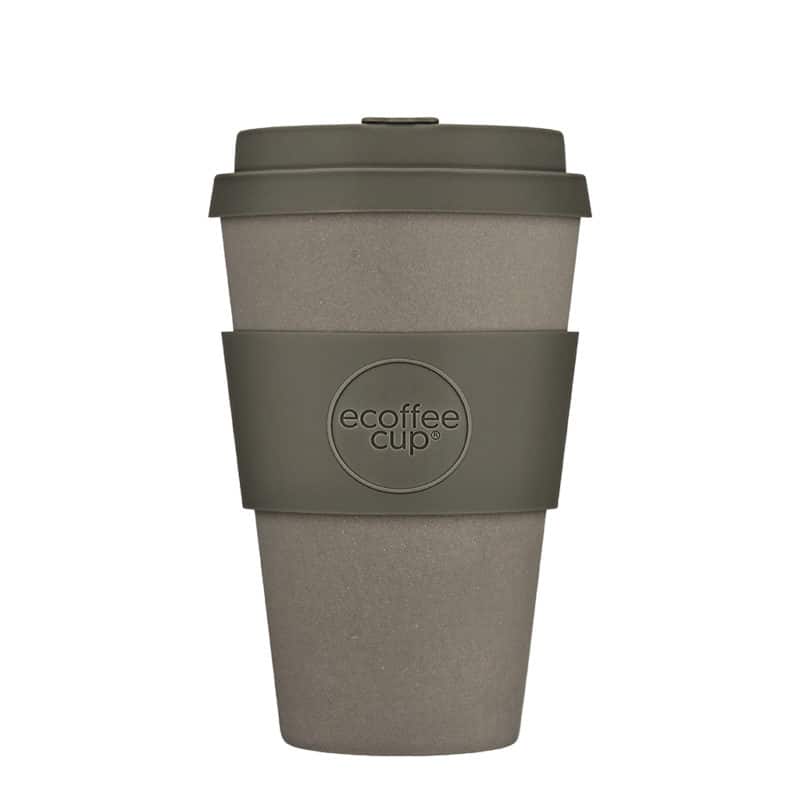 grey reusable coffee cup medium