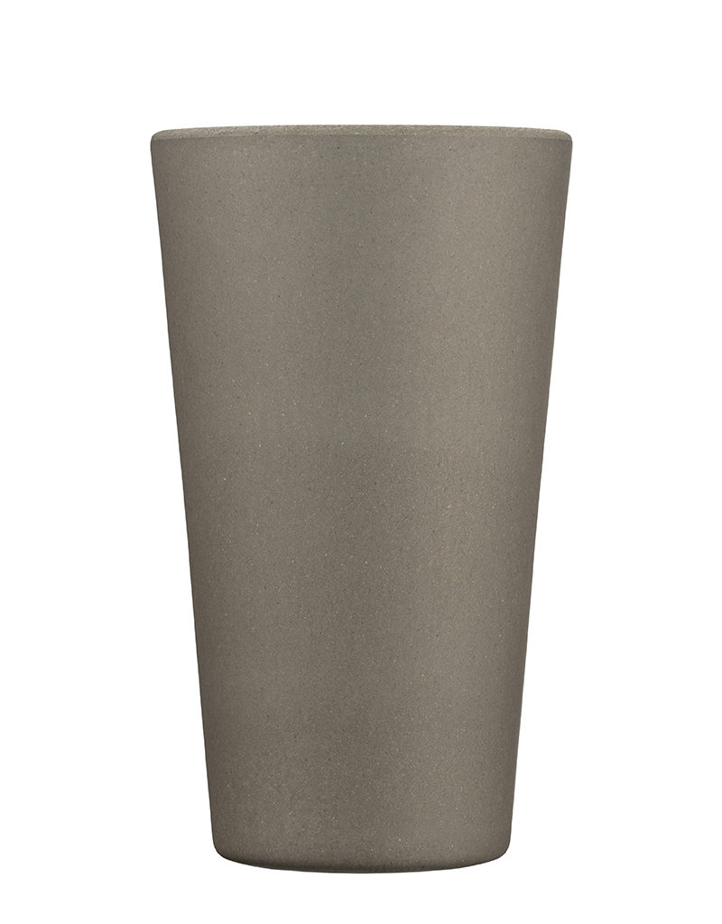 grey reusable coffee cup large