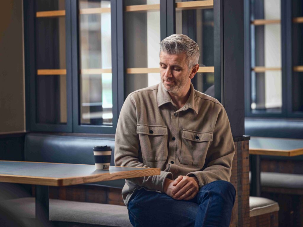 Bread 41’s Eoin Cluskey admires Ecoffee Cup Nova